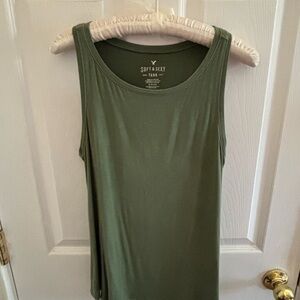 American Eagle Outfitters Olive Tank Top